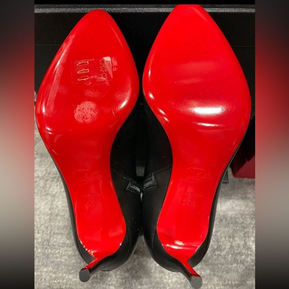 NEW ELOISE BOTTA 85 CALF CHRISTIAN LOUBOUTIN BOOTS TALL 42 Size 11 - Picture 9 of 10